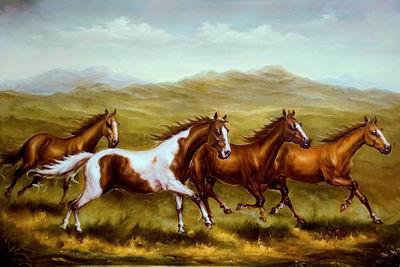 unknow artist Horses 05 Sweden oil painting art
